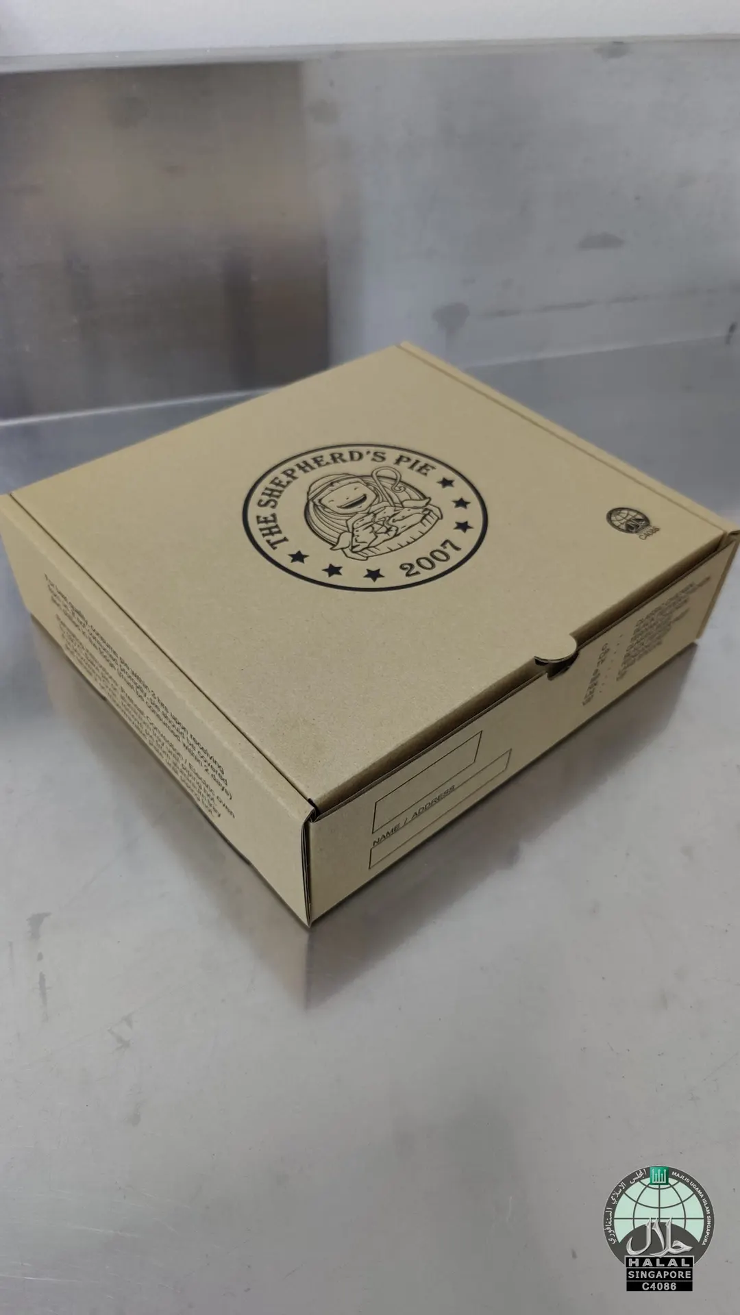 Pie Box (For Frozen Pie)